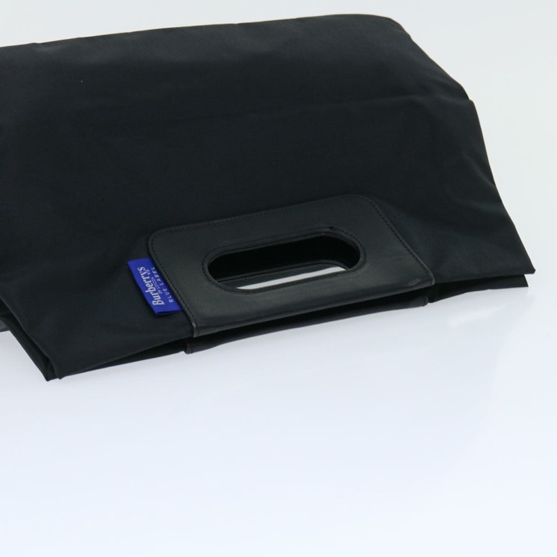 【日本直送】Burberrys Nova Check Blue Label 手提包 尼龍 黑色 米色 正品 hk826-5