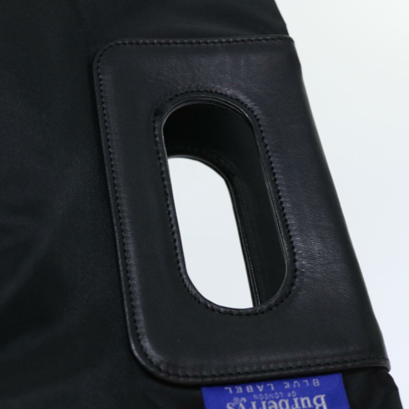 【日本直送】Burberrys Nova Check Blue Label 手提包 尼龍 黑色 米色 正品 hk826-6