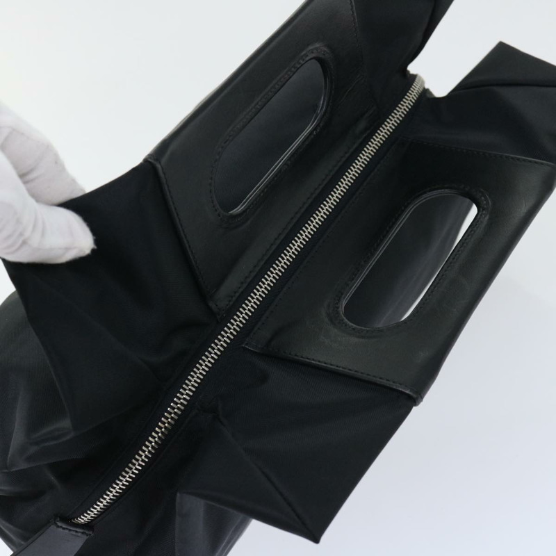 【日本直送】Burberrys Nova Check Blue Label 手提包 尼龍 黑色 米色 正品 hk826-9