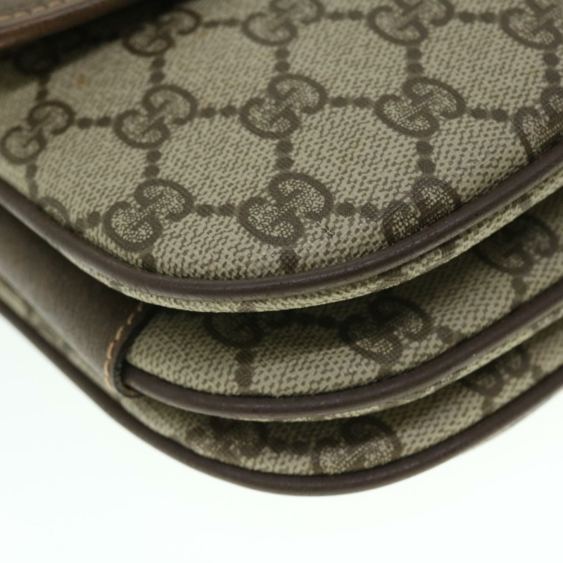 【日本直送】GUCCI GG 帆布 Web Sherry Line 單肩包 PVC 皮革米色紅色正品 ep1504-14