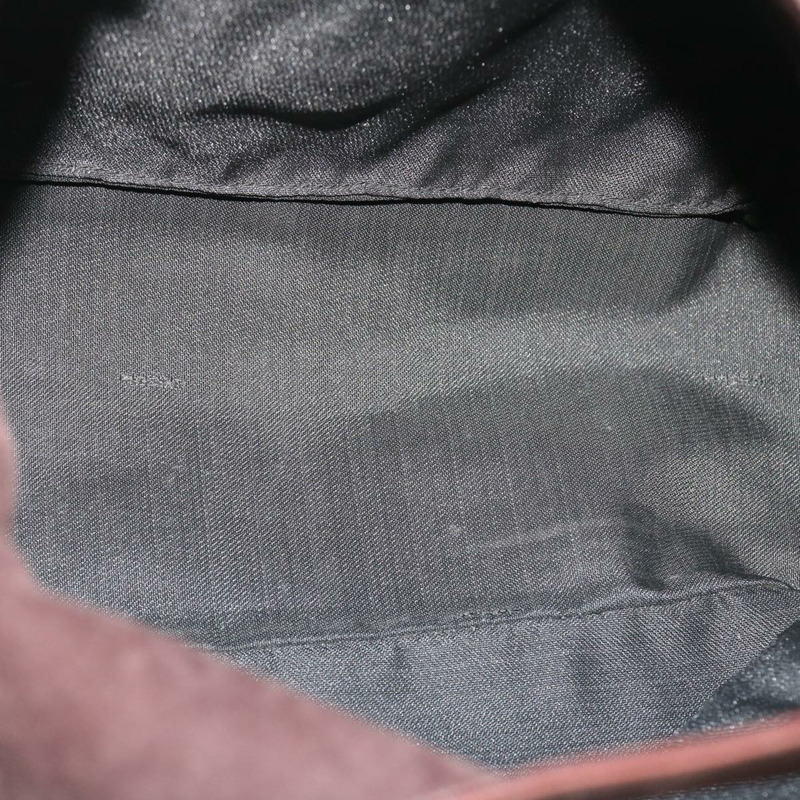 【日本直送】FENDI Mamma Baguette 單肩包絨面革棕色正品 ki3319-9