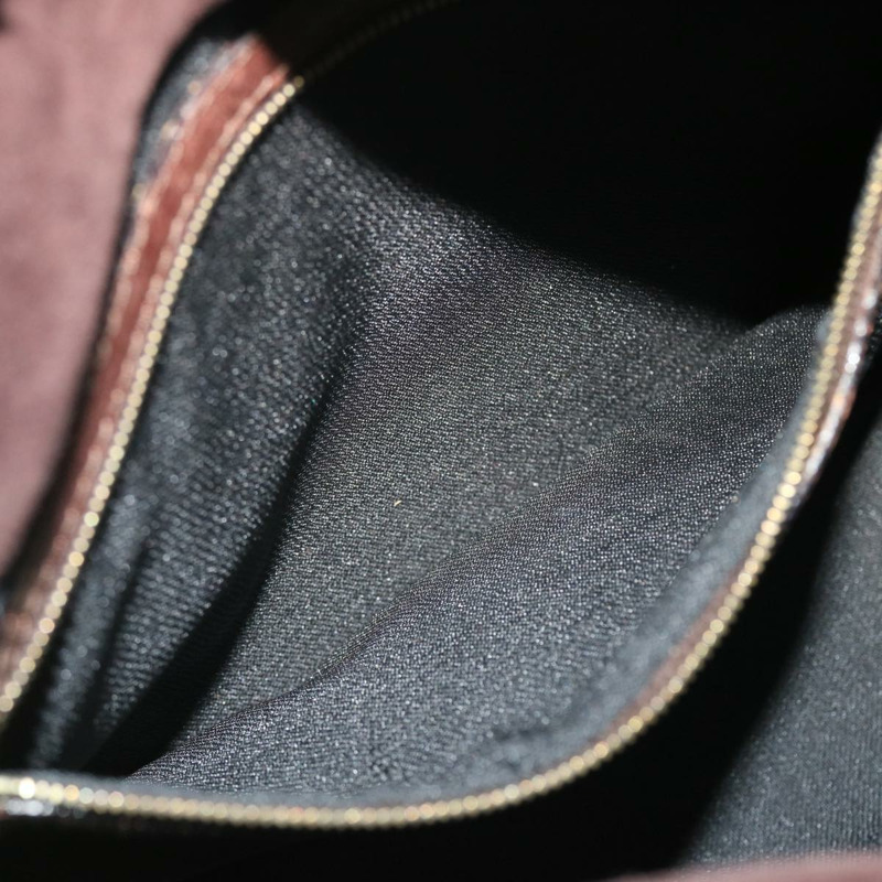 【日本直送】FENDI Mamma Baguette 單肩包絨面革棕色正品 ki3319-21