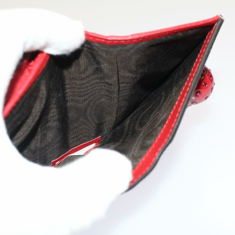 【日本直送】GUCCI GG 帆布櫻桃木錢包 PVC 皮革米色 476050 正品 th3983-21