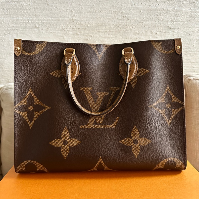 LV 老花 OnTheGo MM（中號）手提肩背兩用-1