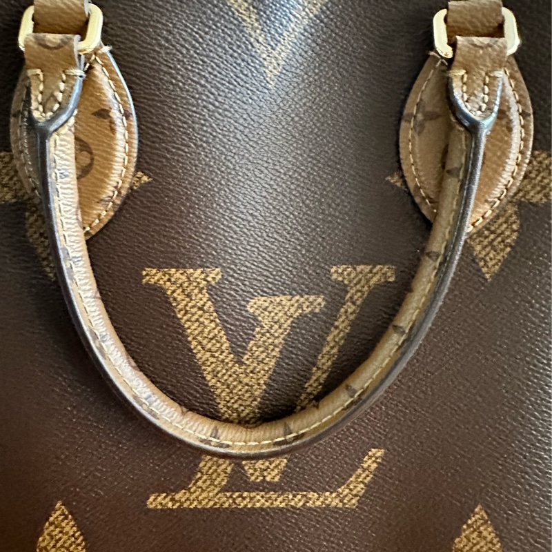 LV 老花 OnTheGo MM（中號）手提肩背兩用-3
