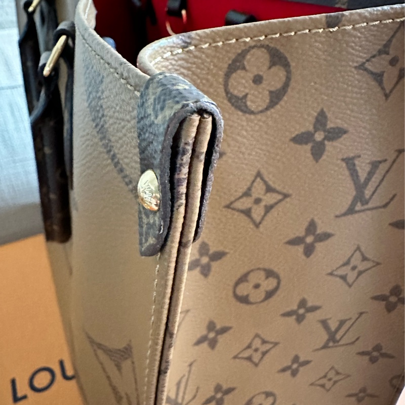 LV 老花 OnTheGo MM（中號）手提肩背兩用-5