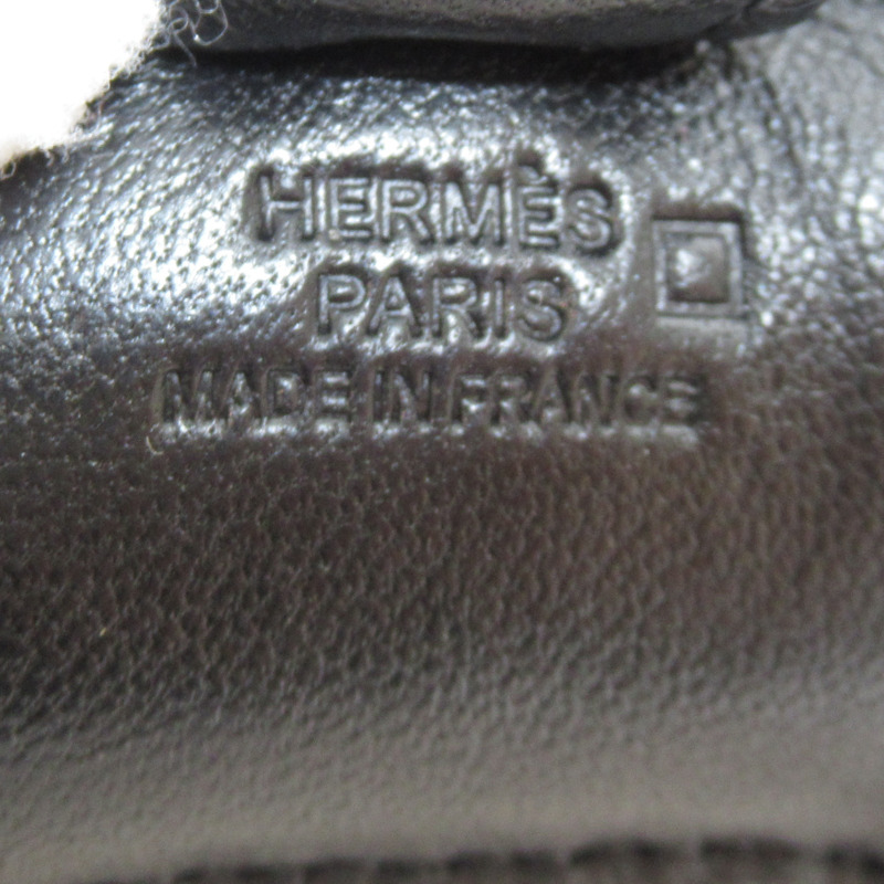 【日本直送】HERMES Rodeo 小號包吊飾 Agneau milo 皮革 短吻鱷魚皮 黑色 二手男女通用-3