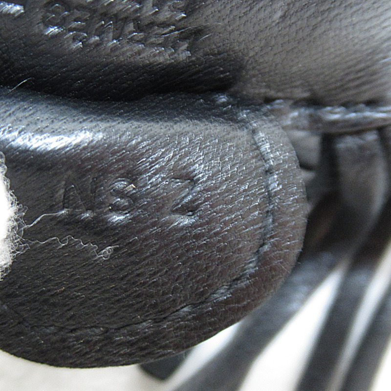 【日本直送】HERMES Rodeo 小號包吊飾 Agneau milo 皮革 短吻鱷魚皮 黑色 二手男女通用-4