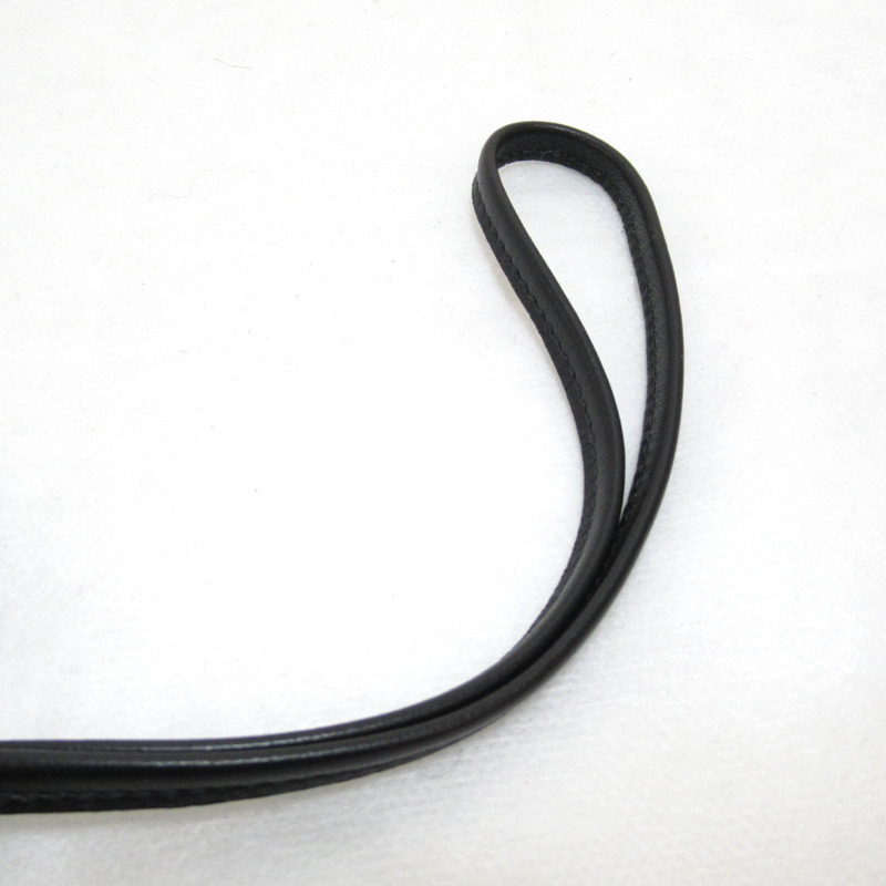 【日本直送】HERMES Rodeo 小號包吊飾 Agneau milo 皮革 短吻鱷魚皮 黑色 二手男女通用-7