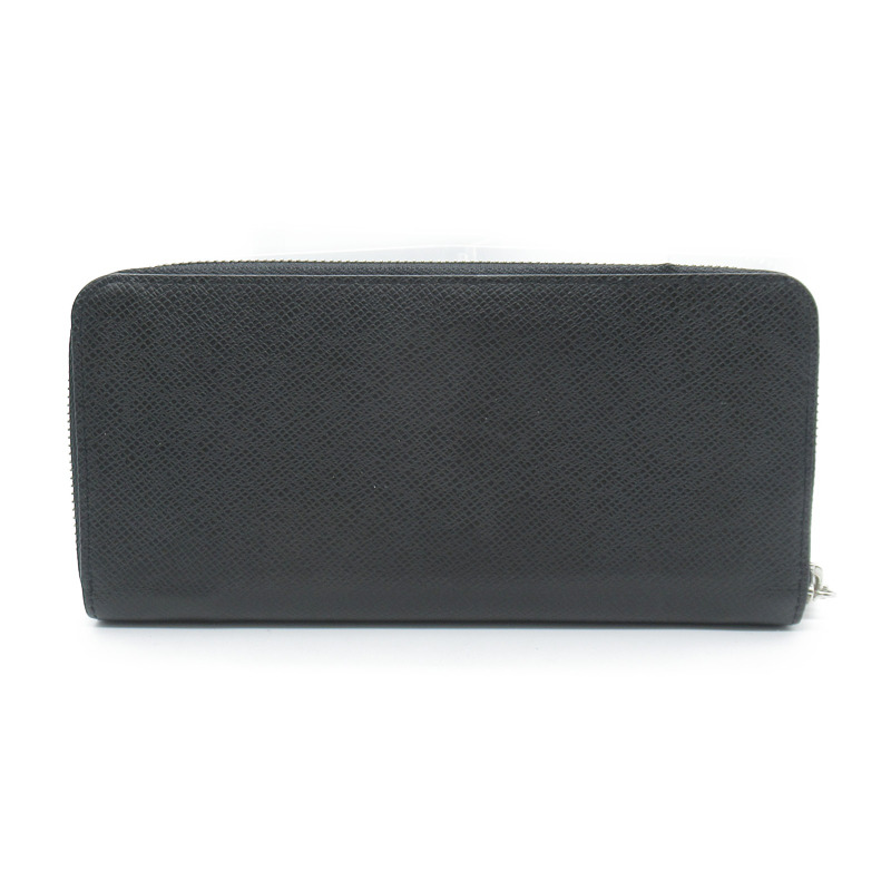 【日本直送】路易威登 Zippy 皮夾垂直圓長皮夾 M30503 Taiga 皮革黑黑二手男女通用-2