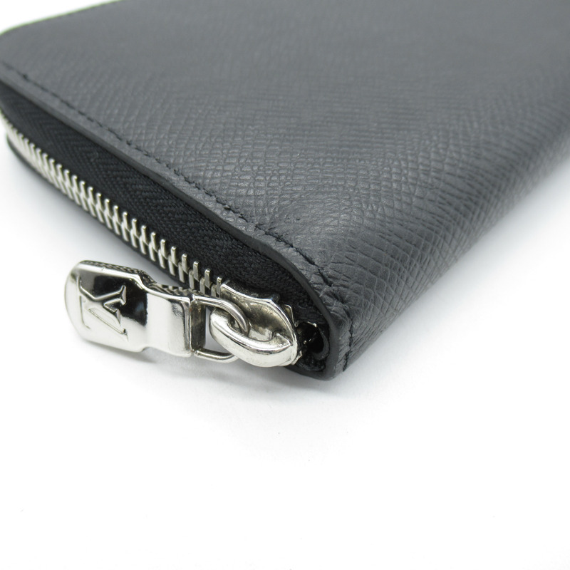 【日本直送】路易威登 Zippy 皮夾垂直圓長皮夾 M30503 Taiga 皮革黑黑二手男女通用-9