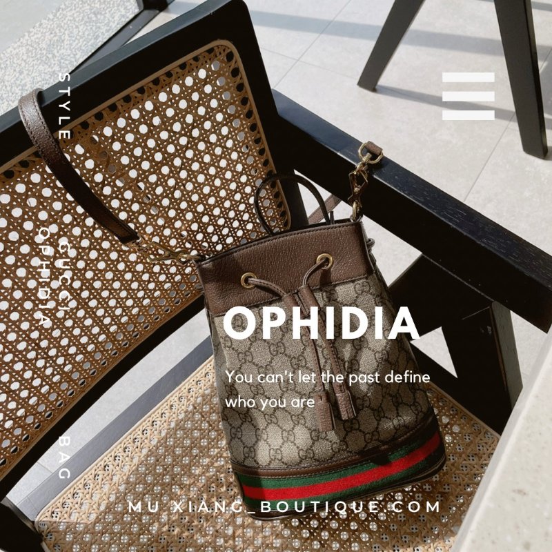 Gucci Ophidia 經典水桶包 中號-0