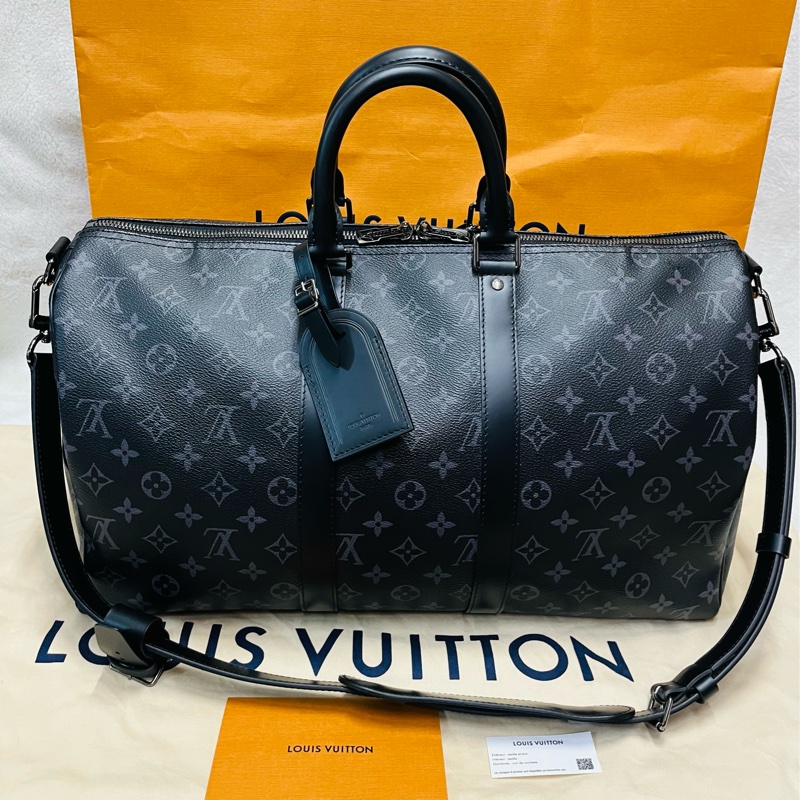 Louis Vuitton Keepall 45 旅行包 （M40569#新款晶片款）-1