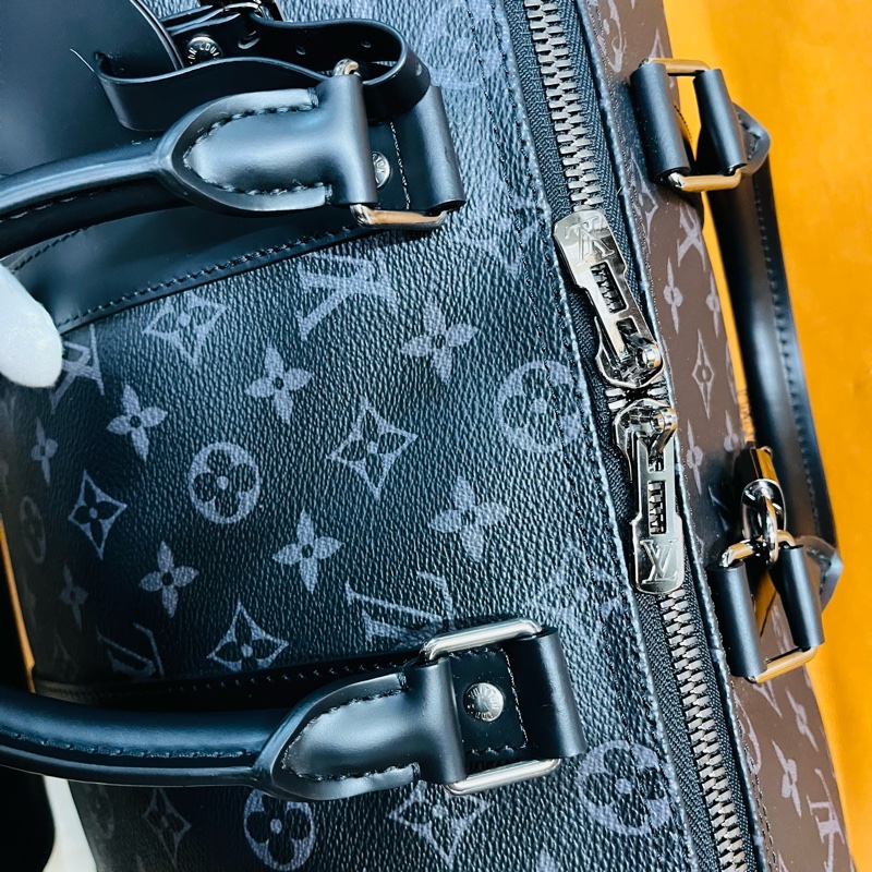 Louis Vuitton Keepall 45 旅行包 （M40569#新款晶片款）-9