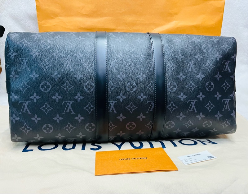 Louis Vuitton Keepall 45 旅行包 （M40569#新款晶片款）-10