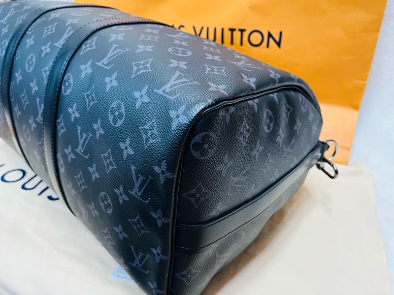 Louis Vuitton Keepall 45 旅行包 （M40569#新款晶片款）-13