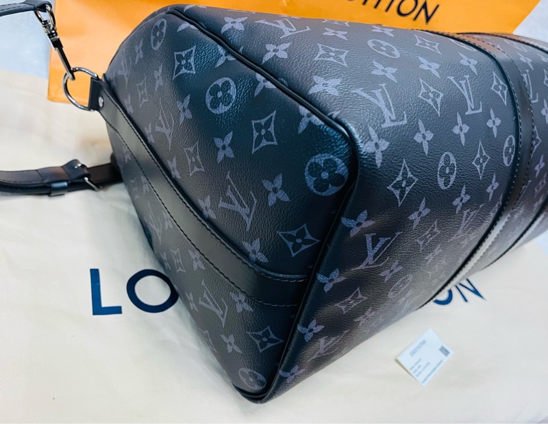 Louis Vuitton Keepall 45 旅行包 （M40569#新款晶片款）-14