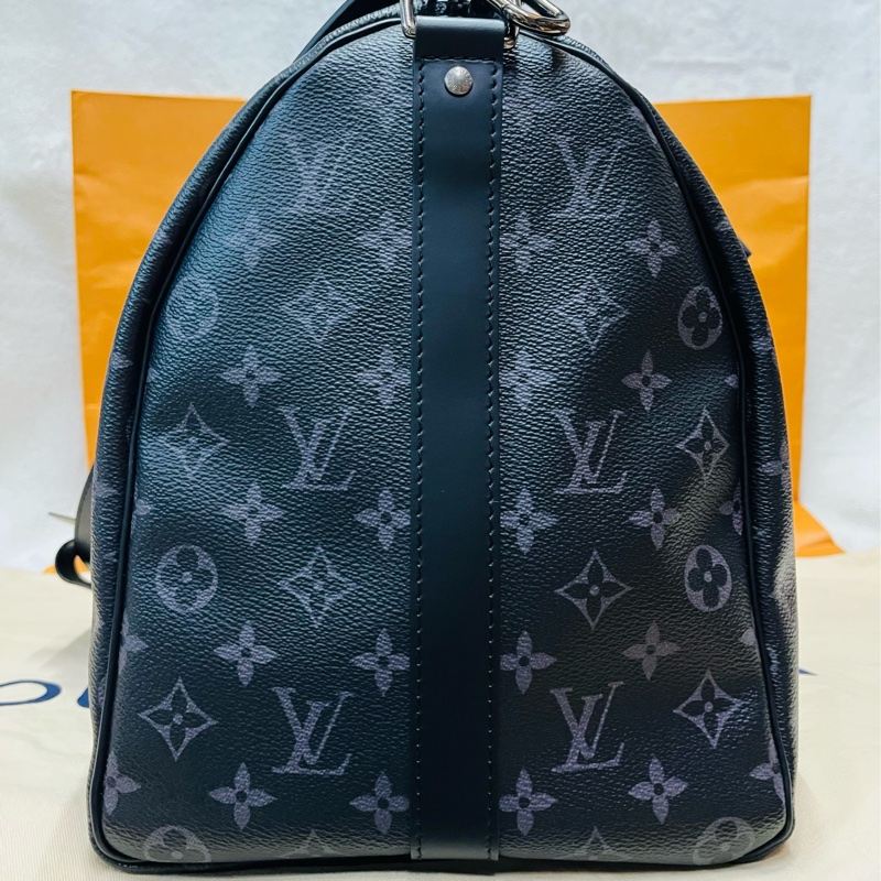 Louis Vuitton Keepall 45 旅行包 （M40569#新款晶片款）-15