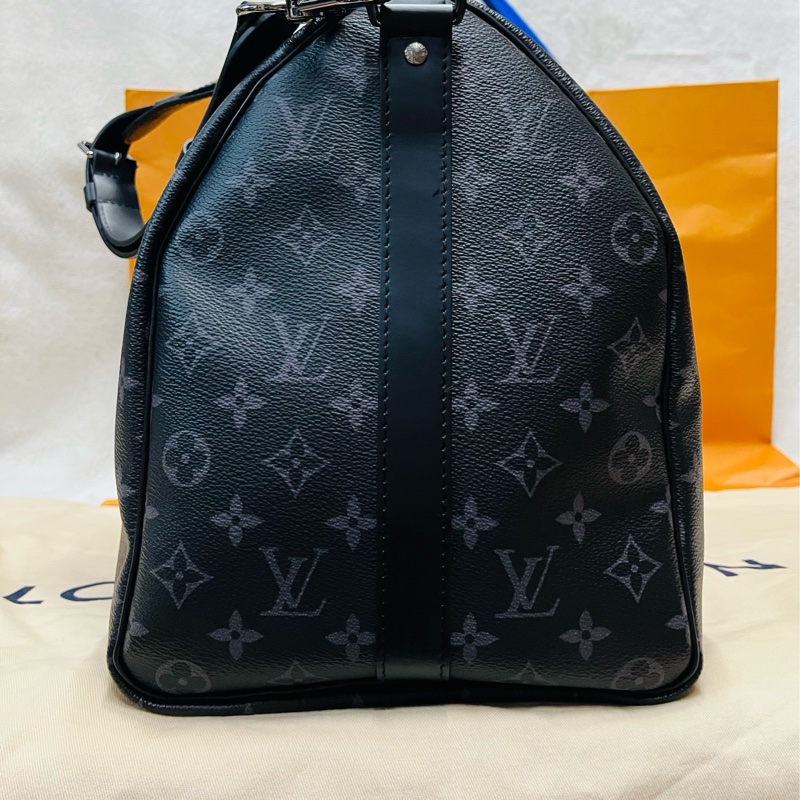 Louis Vuitton Keepall 45 旅行包 （M40569#新款晶片款）-16