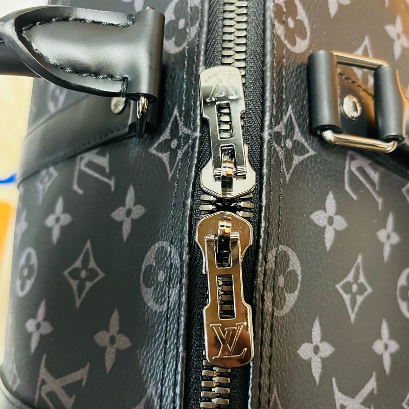 Louis Vuitton Keepall 45 旅行包 （M40569#新款晶片款）-21