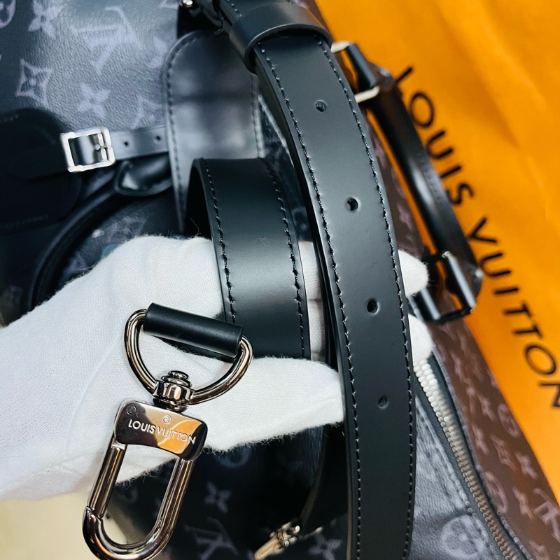 Louis Vuitton Keepall 45 旅行包 （M40569#新款晶片款）-25