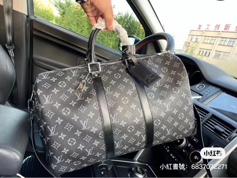 Louis Vuitton Keepall 45 旅行包 （M40569#新款晶片款）-30