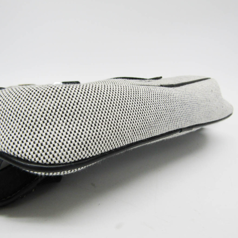 【日本直送】Burberry HORSEFERRY 印花棉帆布腰包 8038902 男士，女士帆布，皮革斜背包黑色，灰白色-4