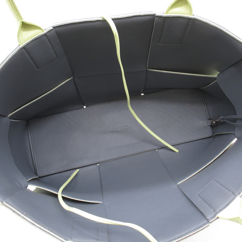 【日本直送】BOTTEGA VENETA 中型 Arco 托特包 intrecciato 609175 小牛皮 淡綠色-4