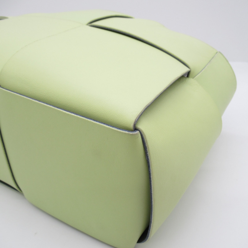 【日本直送】BOTTEGA VENETA 中型 Arco 托特包 intrecciato 609175 小牛皮 淡綠色-6