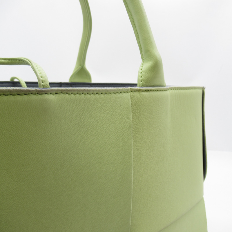 【日本直送】BOTTEGA VENETA 中型 Arco 托特包 intrecciato 609175 小牛皮 淡綠色-9