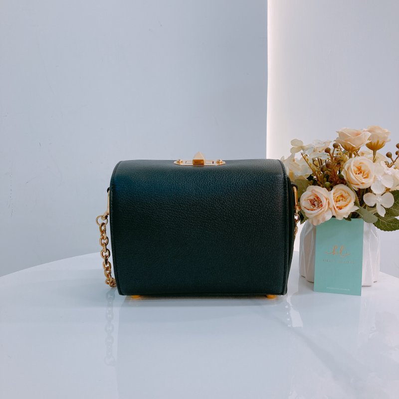 Item19 Alexander Wang 亞歷山大王 盒子 兩用包 牛皮 Box Bag Calfskin Black x GHW-1