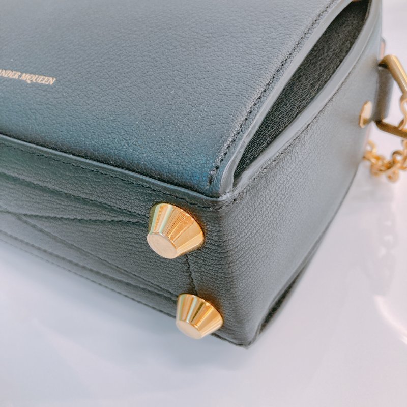 Item19 Alexander Wang 亞歷山大王 盒子 兩用包 牛皮 Box Bag Calfskin Black x GHW-8