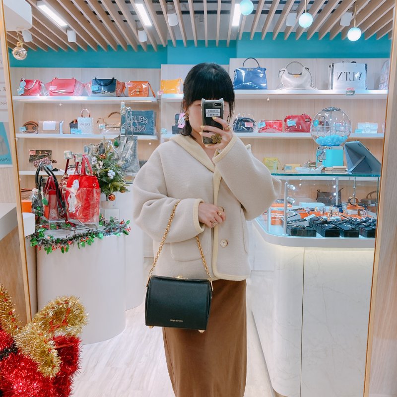 Item19 Alexander Wang 亞歷山大王 盒子 兩用包 牛皮 Box Bag Calfskin Black x GHW-18