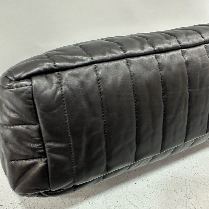 Hoshi同款🐯Balenciaga 765945黑牛皮銀釦Monaco斜背包中號-30