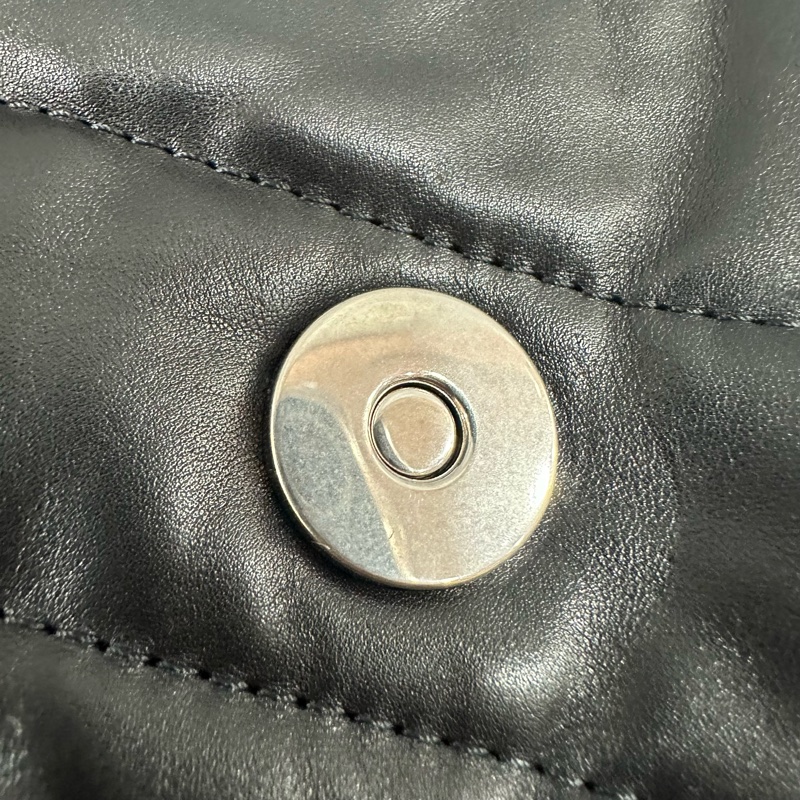 Hoshi同款🐯Balenciaga 765945黑牛皮銀釦Monaco斜背包中號-36