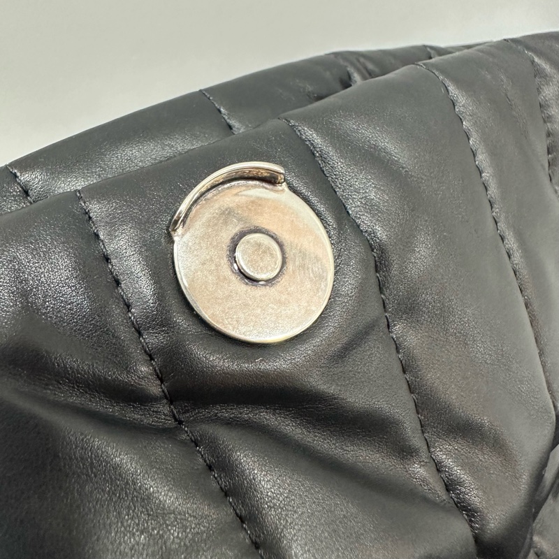 Hoshi同款🐯Balenciaga 765945黑牛皮銀釦Monaco斜背包中號-37