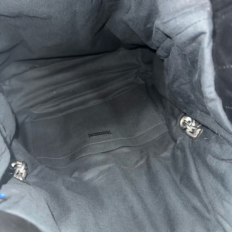 Hoshi同款🐯Balenciaga 765945黑牛皮銀釦Monaco斜背包中號-59