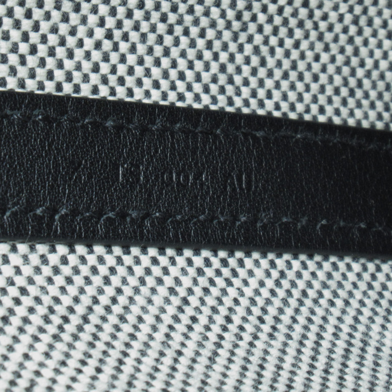 【日本直送】HERMES H en Vie PM 單肩托特包 Z Swift 皮革 H 印花布 米色 黑色 二手-6