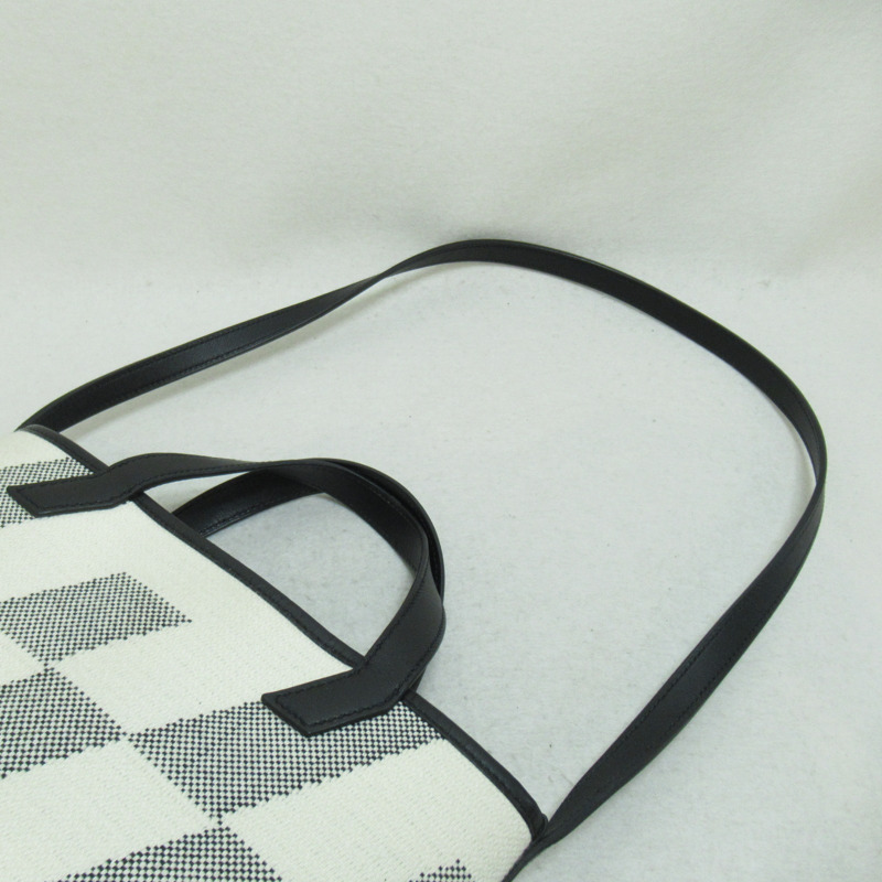 【日本直送】HERMES H en Vie PM 單肩托特包 Z Swift 皮革 H 印花布 米色 黑色 二手-7