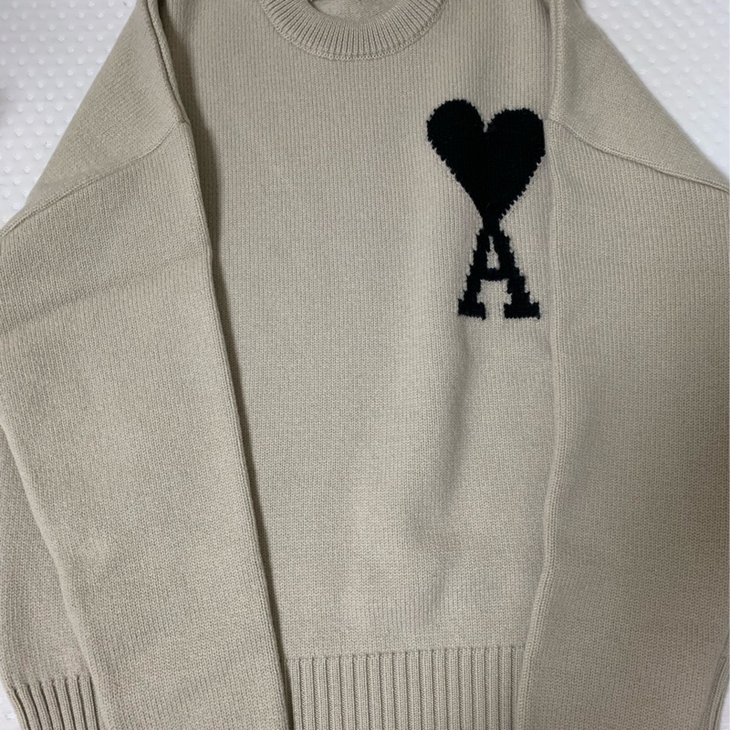 AMI de coeur 針織羊毛衣 米色-0