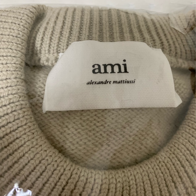 AMI de coeur 針織羊毛衣 米色-2