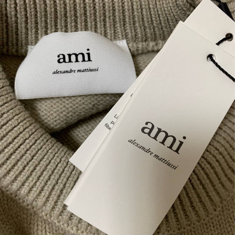 AMI de coeur 針織羊毛衣 米色-4