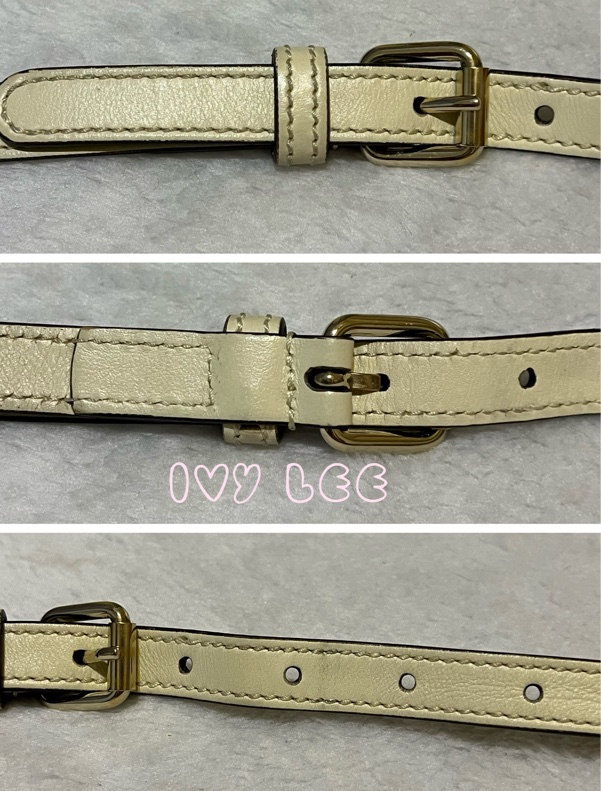 GUCCI 古馳(已售出)449654 經典Guccissima 壓紋 手提/斜背 兩用貝殼包 經典白色 二手精品-26