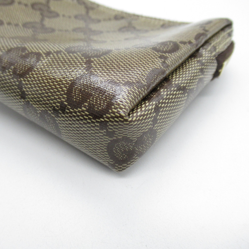 【日本直送】GUCCI 拉鍊錢包 203355 帆布 棕色 二手-6