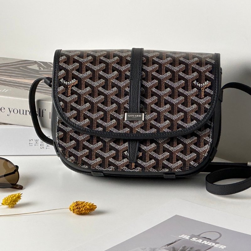 GOYARD Belvedere 翻蓋郵差包-0