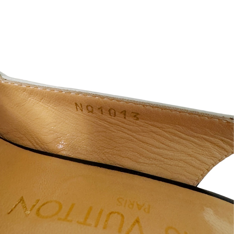 🍒LOUIS VUITTON 雙色露腳踝高跟鞋size:38.5 / 2F231118-2-8