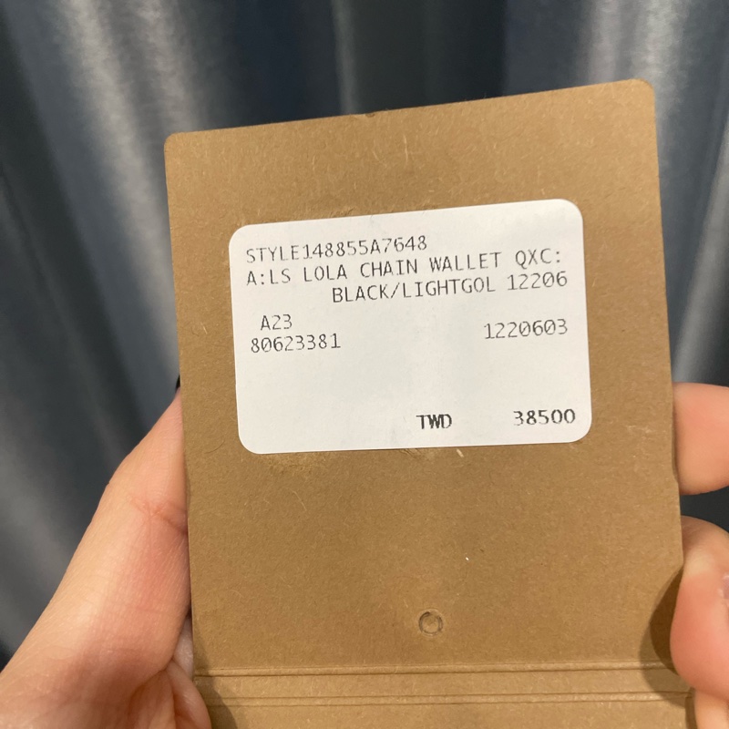 BURBERRY 經典Lola系列TB LOGO格紋绗缝小羊皮WOC斜背包(黑色)-13