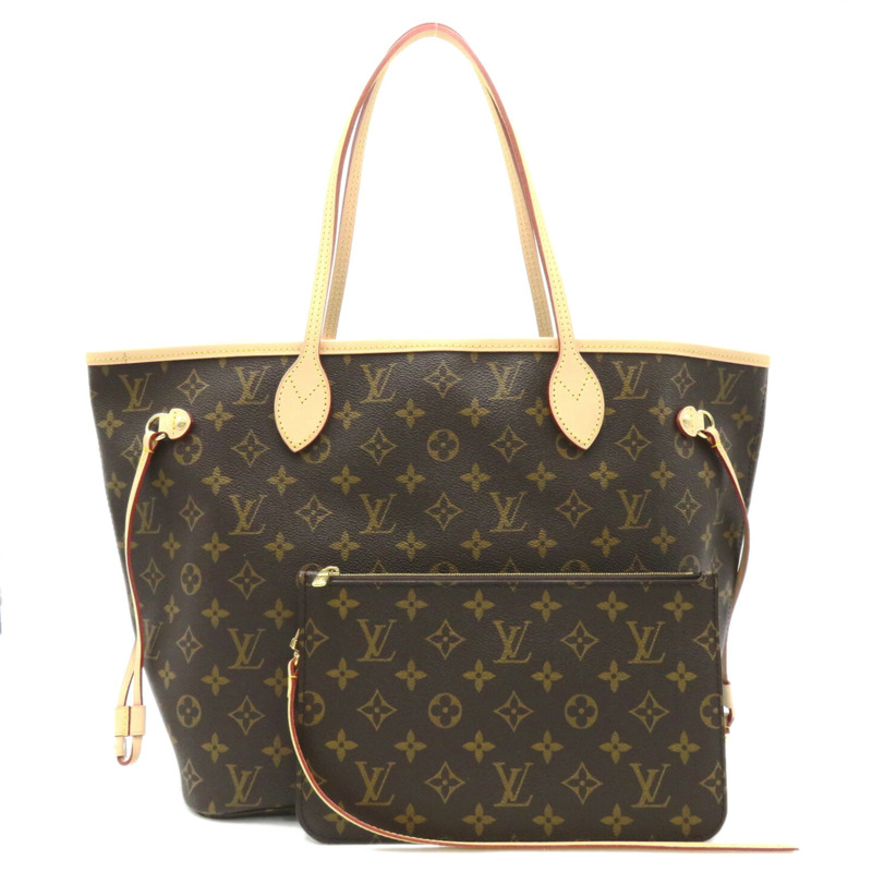 【日本直送】路易威登 Neverfull MM 單肩托特包 M40995 Monogram 二手 LV 女士-0