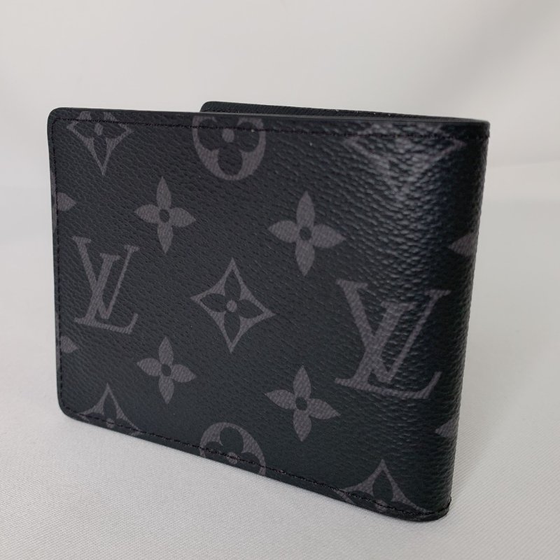 LV SLENDER 黑花短夾-2