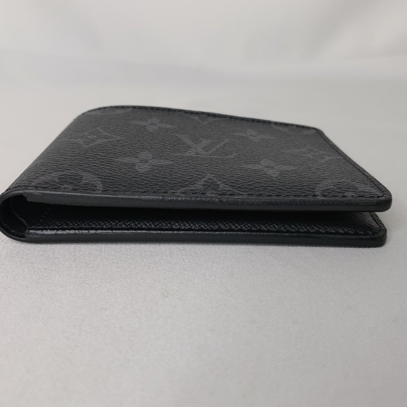 LV SLENDER 黑花短夾-9